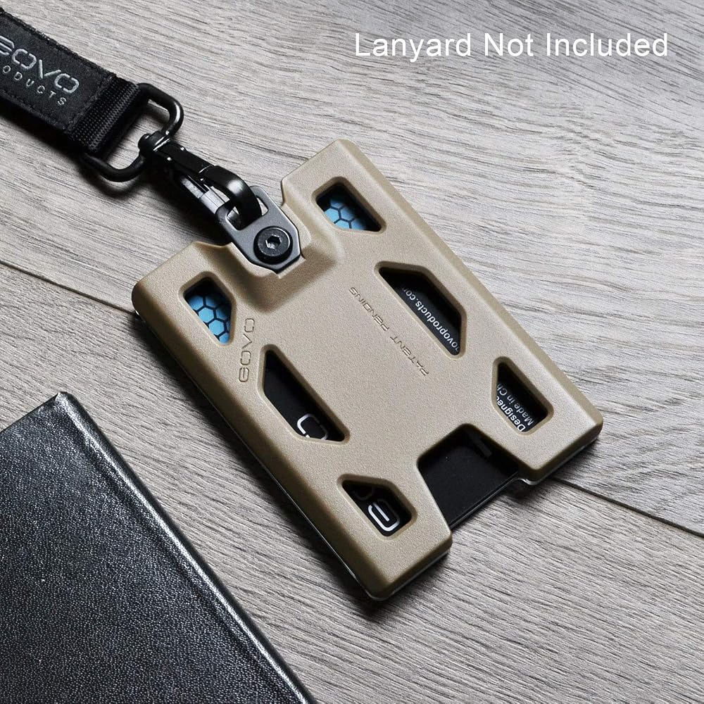 GOVO Badge Holder - Without Clip Version (Tan)