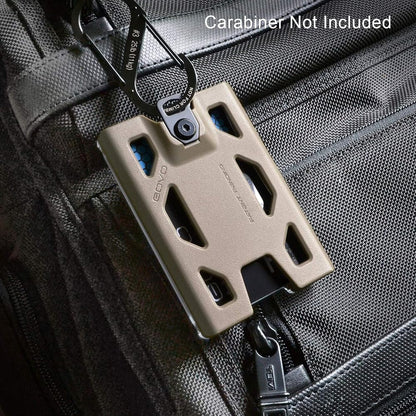 GOVO Badge Holder - Without Clip Version (Tan)