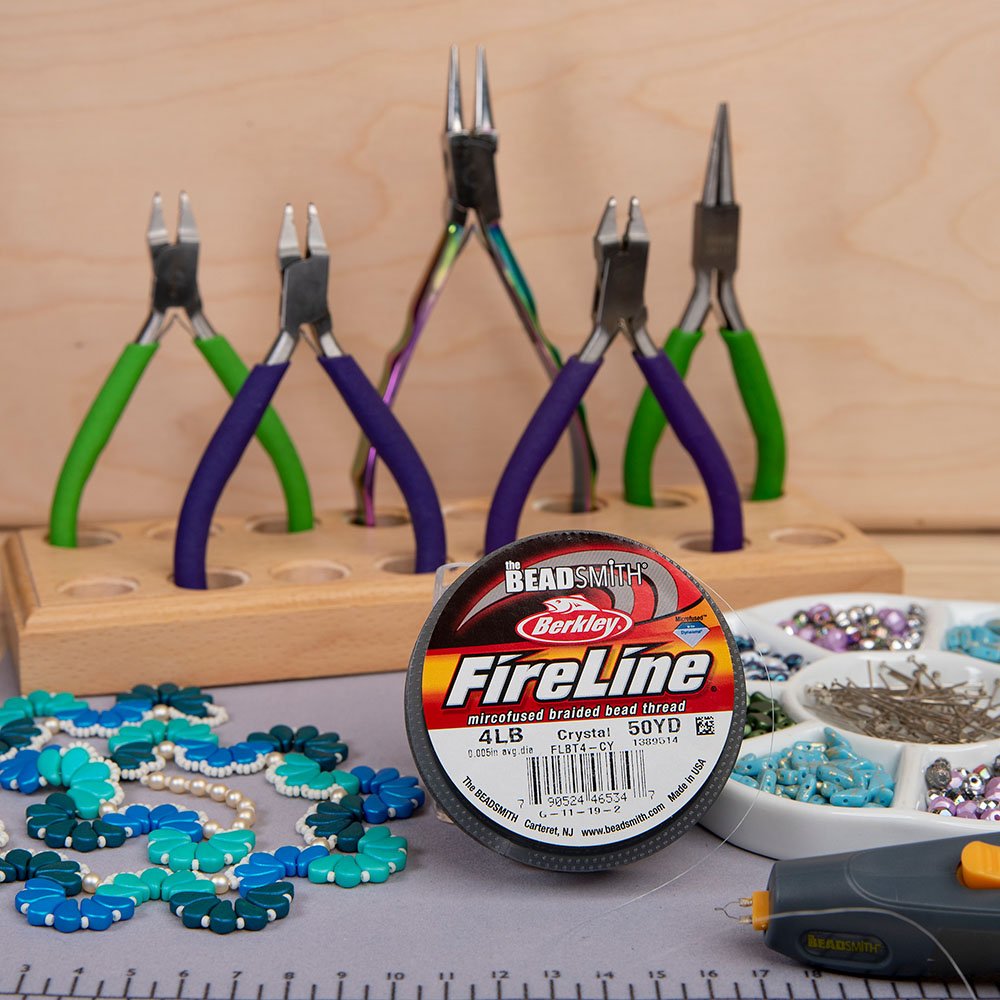 ビーズスミス ファイヤーライン クリスタル 45m 50ヤード The BEADSMITH Fireline 8LB