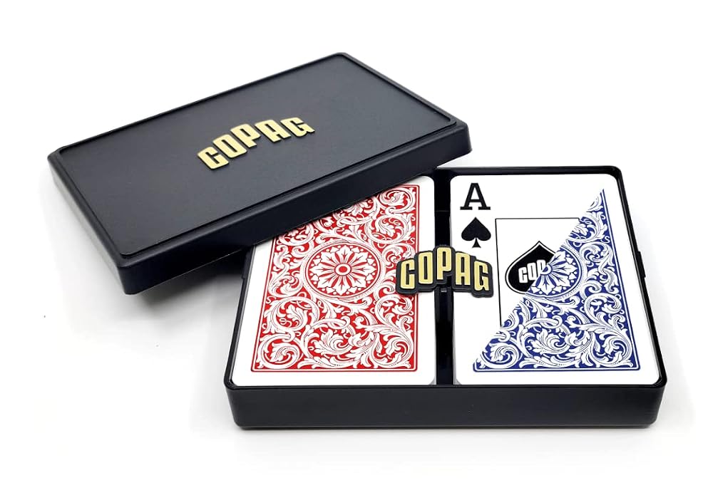 Copag(コパグ)ブリッジサイズ ジャンボ インデックス 1546 トランプ ブルー レッド セットアップ