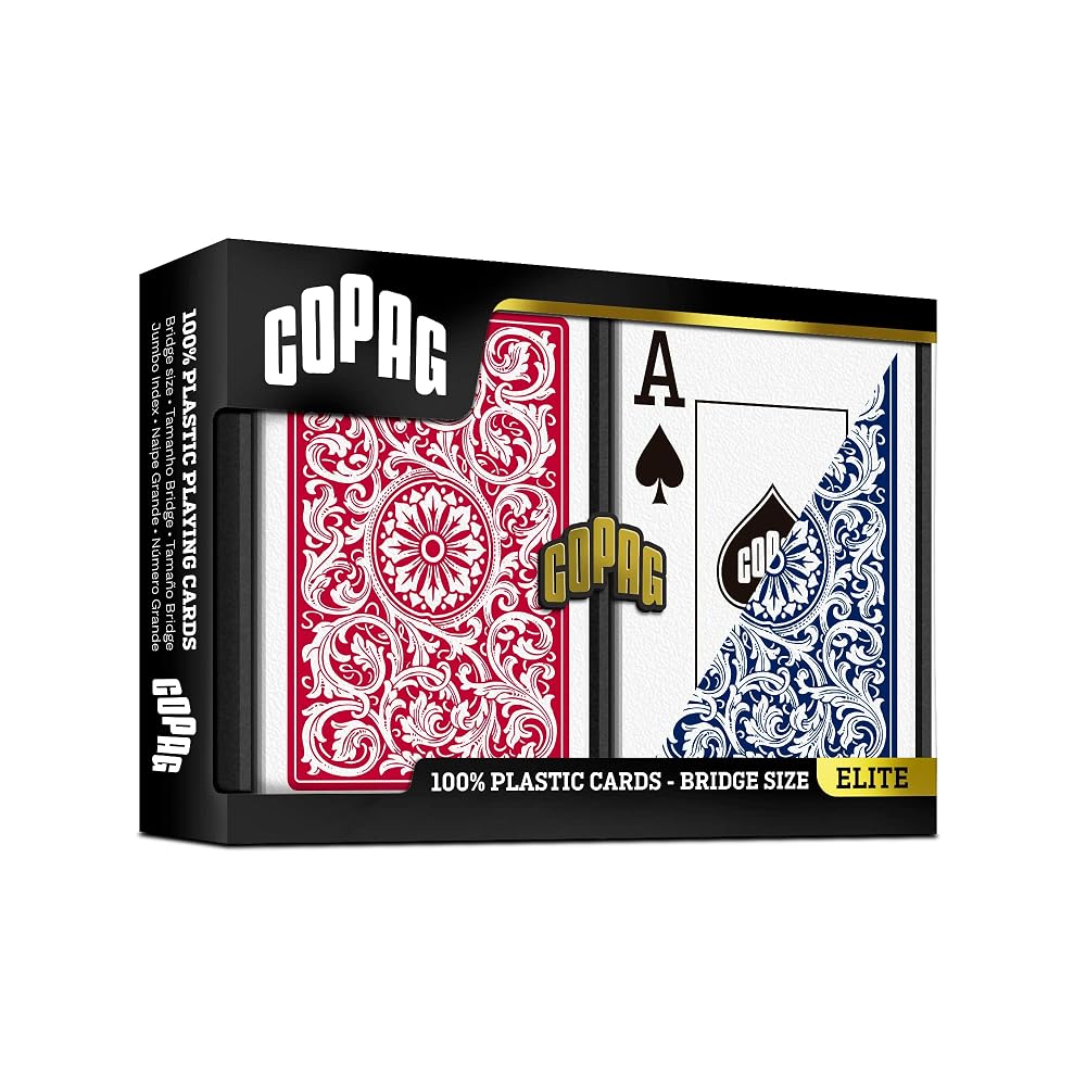 Copag(コパグ)ブリッジサイズ ジャンボ インデックス 1546 トランプ ブルー レッド セットアップ